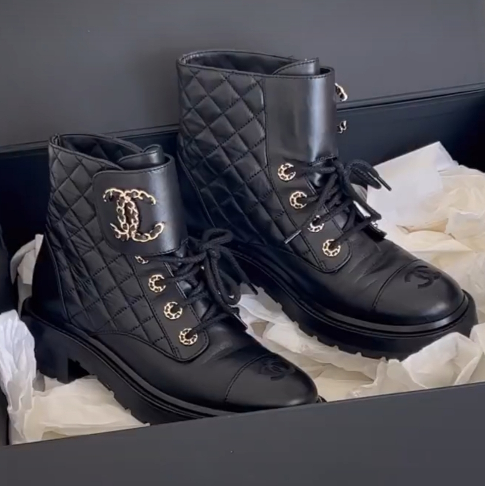 Authentic Chanel Boots - Picture 1 of 7
